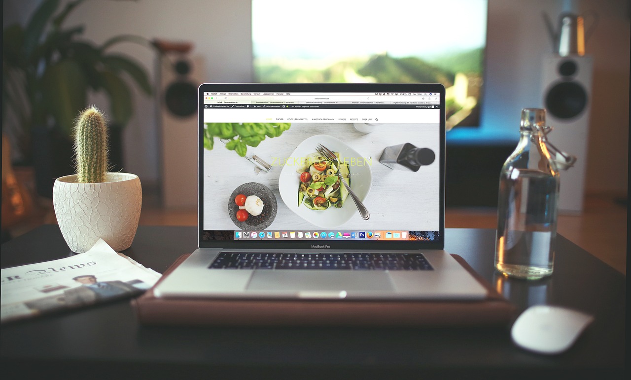 laptop, apple, macbook, computer, mouse, browser, research, study, school, business, work, desk, off